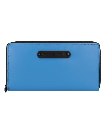 Greenburry Upcycled Tarpaulin Geldbörse 19 cm in space blue