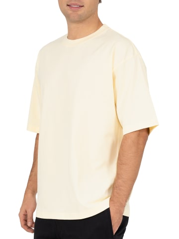 Reichstadt Reichstadt Regular Fit T-Shirt Herren Shoulder Drop 25RS071 Yellow XS