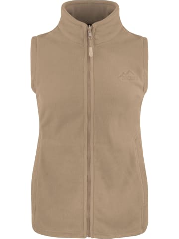 Normani Outdoor Sports Damen Fleeceweste Kiamika in Beige