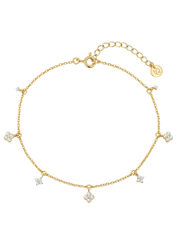 Glanzstücke München Armband aus Sterling Silber mit Zirkonia in gelbgold