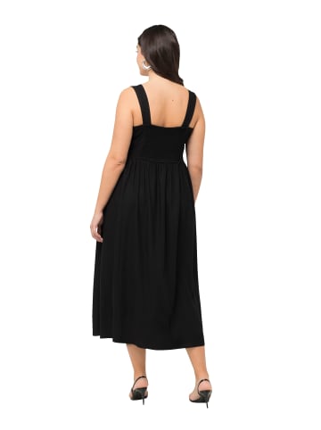 Ulla Popken Midikleid in schwarz
