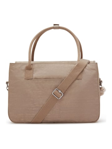 Kipling Superworker Schultertasche S 38 cm Laptopfach in tan beige