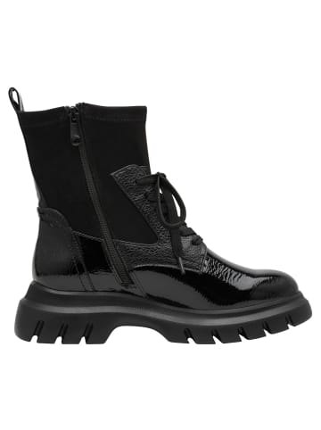 Marco Tozzi Stiefelette in BLACK PAT.COMB