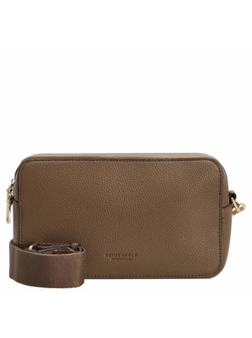 Seidenfelt Bjuv - Umhängetasche 24 cm (olive/gold) in olive/gold