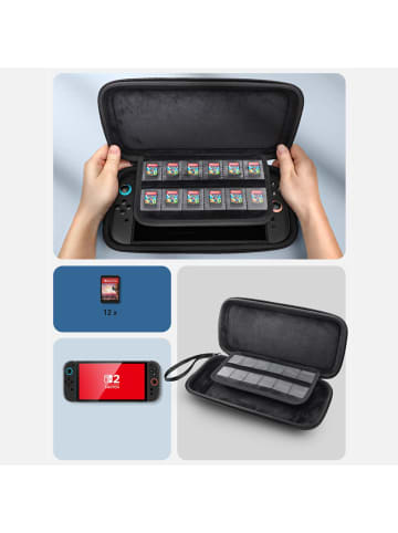 Supcase Carrying Mini Tasche Nintendo Switch 2 Schwarz