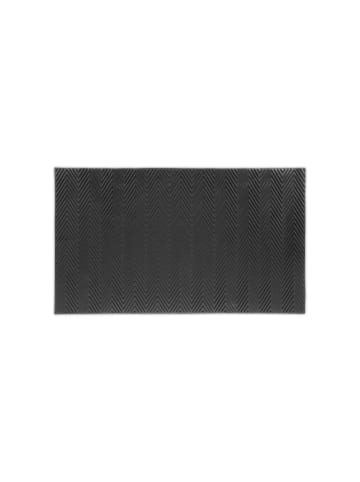 relaxdays Fußmatte in Schwarz - (B)75 x (T)45 cm