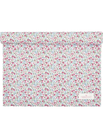 Greengate Tischläufer LOUISA Weiß mit Blumen Muster