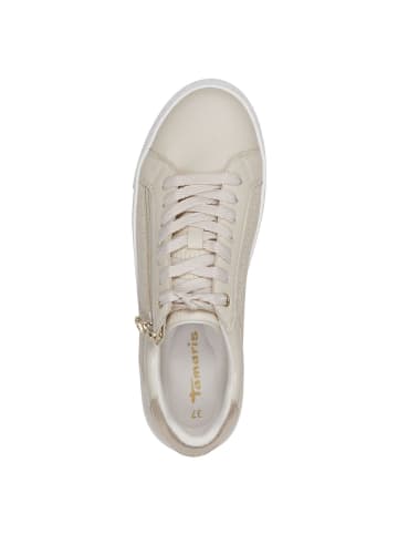 Tamaris Sneaker in IVORY/GOLD