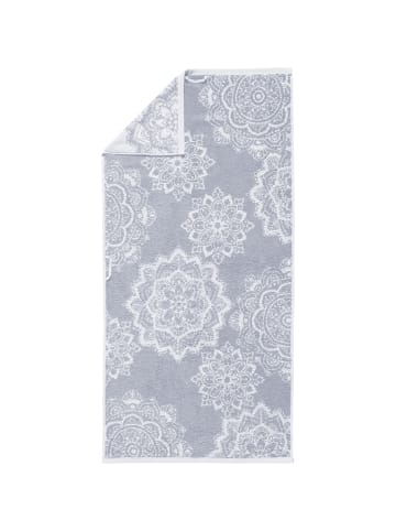 Erwin Müller Frottier, Jacquard Duschtuch 2er-Pack Bühl in silber