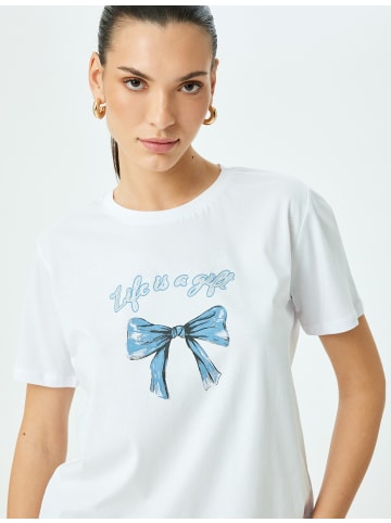 KOTON TSHIRT SS in Weiß