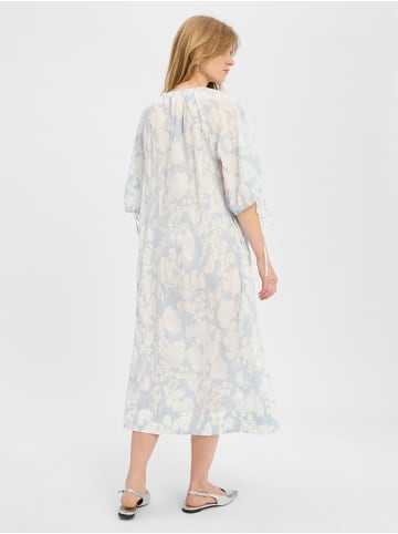 SAMSOE & SAMSOE Kleid Samatera in hellblau weiß - 0001