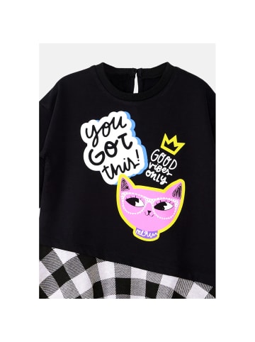 Denokids Kleid Kitten in schwarz