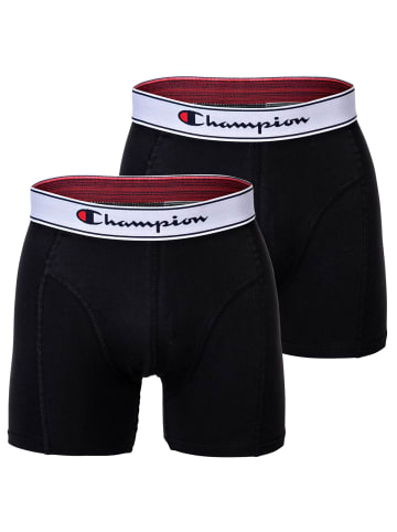 Champion Boxershort 2er Pack in Schwarz