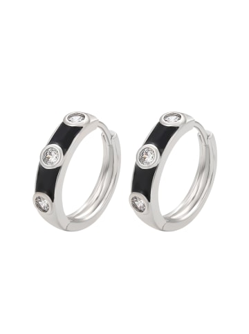 faina Women Huggie Earrings in Silver