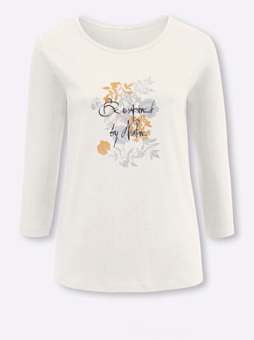 Sieh an! Shirt in champagner-bedruckt