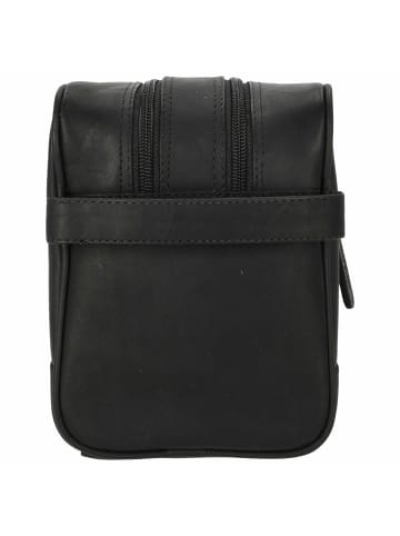 The Chesterfield Brand Stefan - Kulturbeutel Leder 29 cm (black) in schwarz