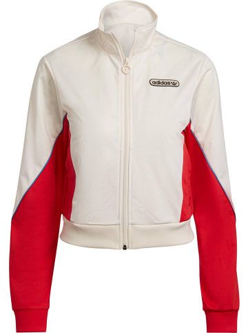 adidas Trainingsjacken in wonder white/vivid red