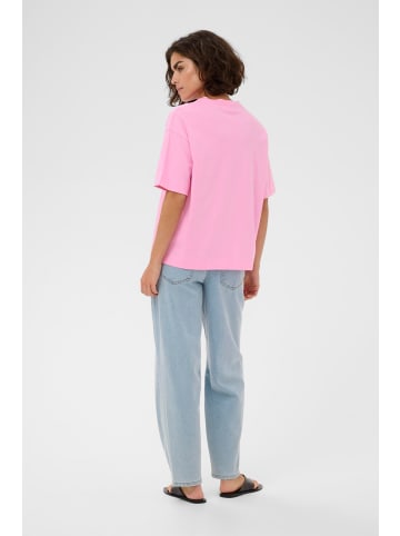 Kaffe T-Shirt kurzarm KAtomina Oversize fit in Pink Frosting