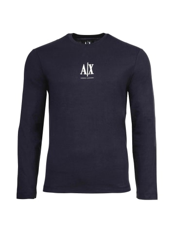 Armani Exchange Longsleeve 1er Pack in Dunkelblau