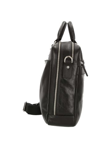 PICARD Buddy - Aktentasche 15" 42 cm Büffelleder (schwarz) in schwarz