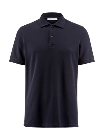 Hessnatur Premium-Zwirn Poloshirt in marine