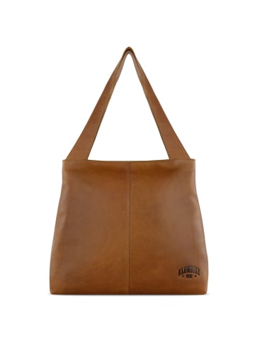 KLONDIKE 1896 Rush Katrina Schultertasche Leder 27 cm in cognac