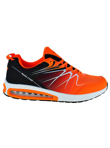 Roadstar Sneaker in Schwarz/Orange