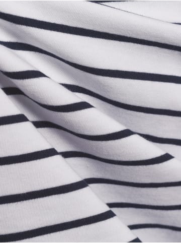 SAMSOE & SAMSOE Langarmshirt Sacamino in weiß marine