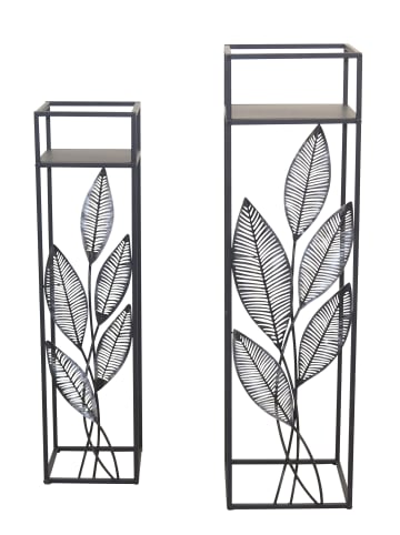 möbel-direkt 2tlg. Set- Blumenständer 2Stück in schwarz