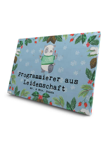 Mr. & Mrs. Panda Tee Adventskalender Programmierer Leidenschaft ... in Eisblau