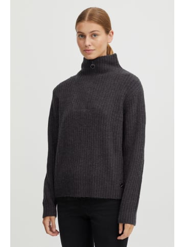 Oxmo Strickpullover OXSaline in Grau
