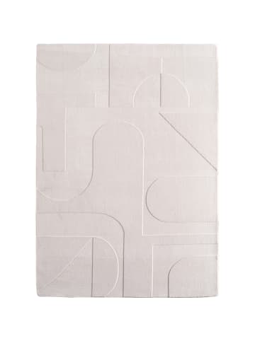 KADIMA DESIGN Teppich Kurzflor Skandinavisch Microfaser Innen in Creme