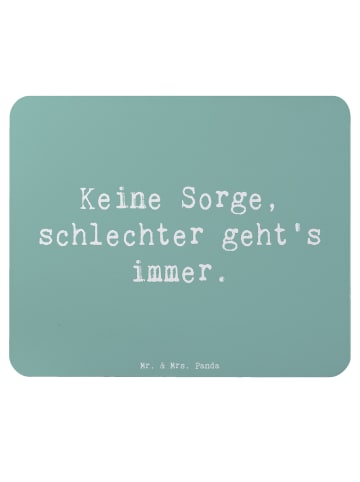 Mr. & Mrs. Panda Mousepad Spruch Hoffnung in schwierigen Zeiten ... in Meeresbrise