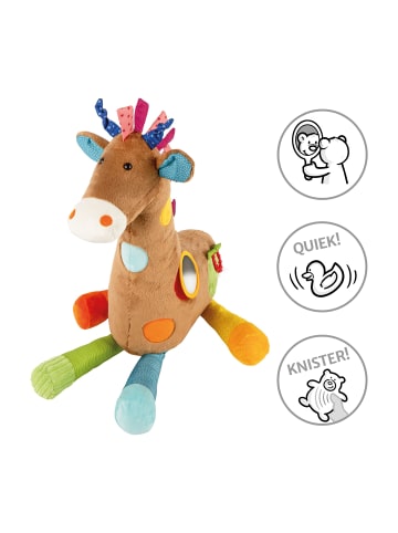 Sigikid XXL Spielkissen Giraffe PlayQ in braun