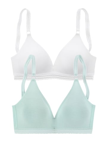 PETITE FLEUR Bralette-BH in air+weiß