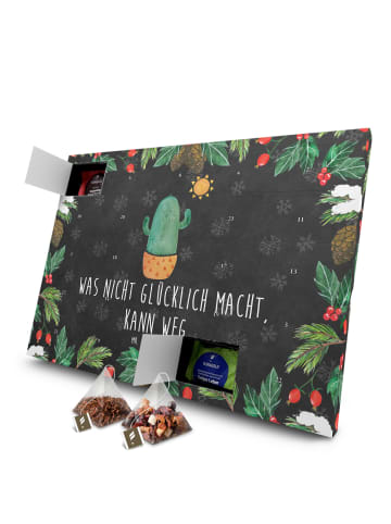 Mr. & Mrs. Panda Tee Adventskalender Kaktus Sonne mit Spruch in Kreidetafel