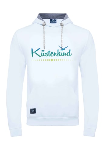 SCHIETWETTER Hoodie "Küstenkind" in white-rainbow