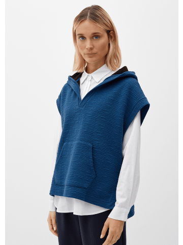 s.Oliver Sweatshirt kurzarm in Blau