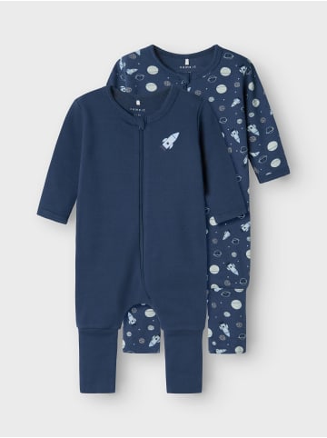 name it 2er-Pack Schlafanzug in Dark Denim