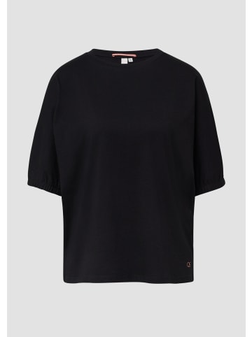 QS T-Shirt in 9999_schwarz