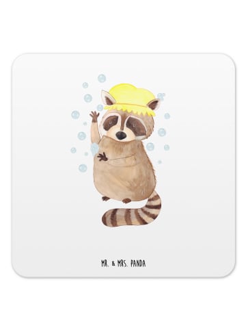 Mr. & Mrs. Panda Coaster Waschbär ohne Spruch in Weiß