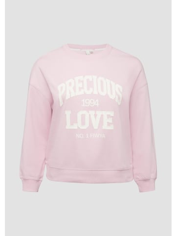 QS Sweatshirt in 41D1_zartrosa