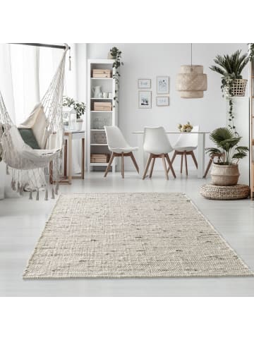 Tara Carpet Handwebteppich Oslo in Hellgrau Meliert