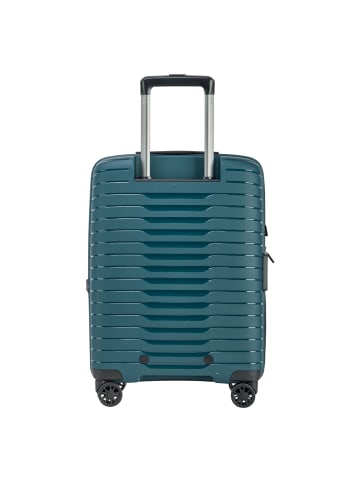 Stratic Novium 4 Rollen Kabinentrolley S 55 cm mit Dehnfalte petrol