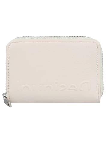 Desigual Geldbörse 14 cm in blanco