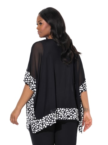 Ulla Popken Bluse in schwarz