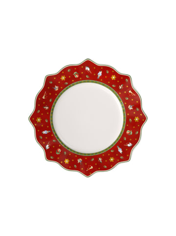 Villeroy & Boch Speiseteller rot Toy's Delight in rot|weiß