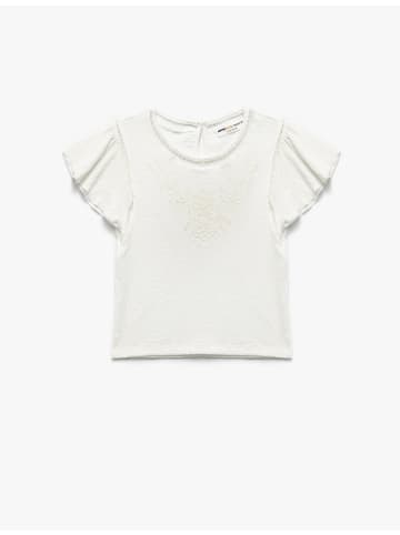 KOTON BLUSE SS in Ekru