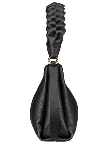 COCCINELLE Anderes Boheme Grana Double in Noir/Cognac