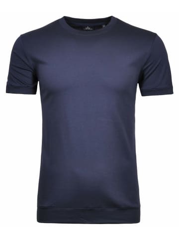 Ragman Rundhals T-Shirt für Herren in blau